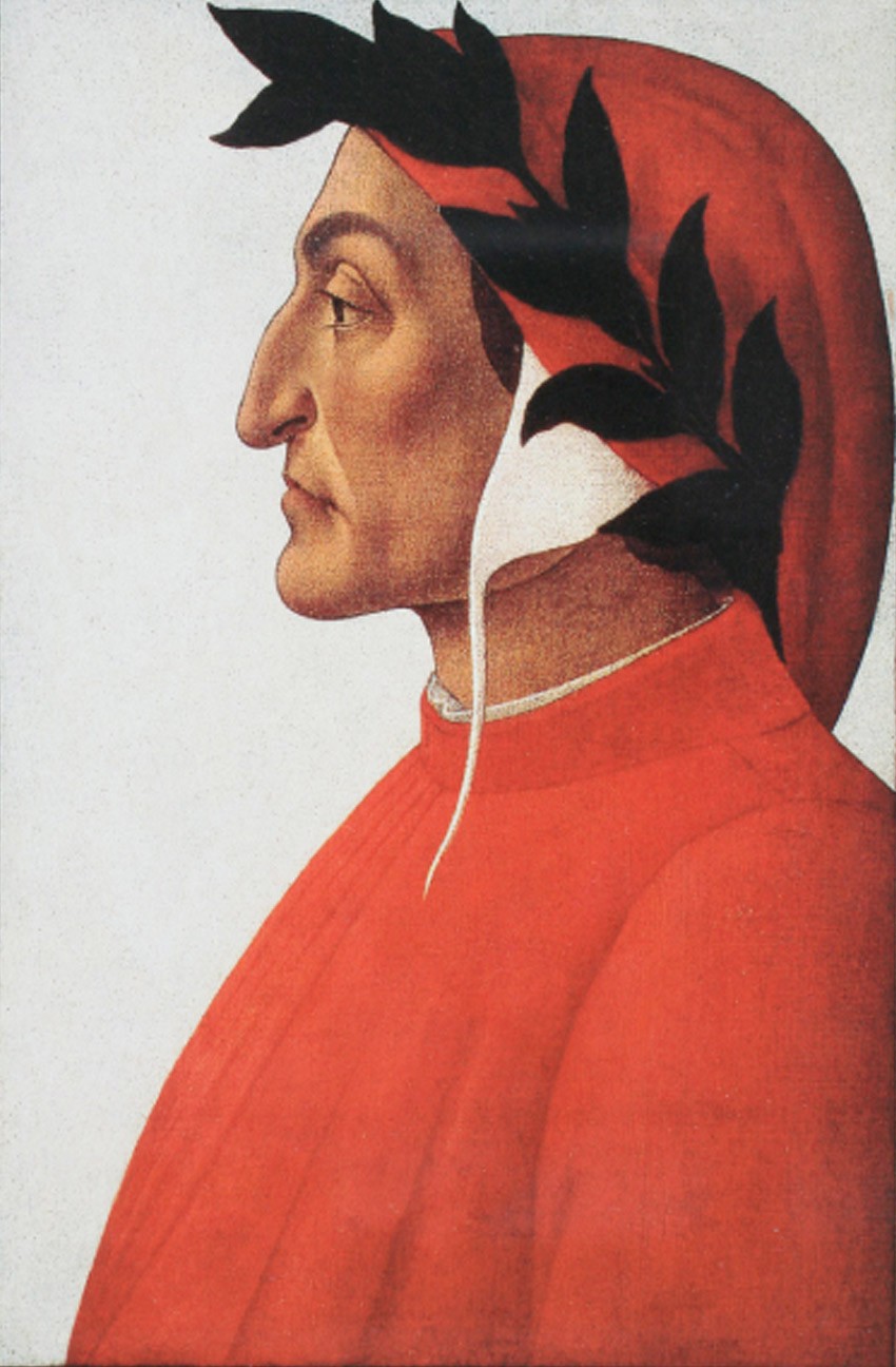 Dante — fresco by Domenico di Michelino, Florence Cathedral